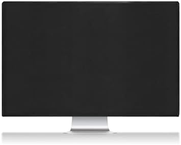 Lish Computer Monitor Cover 22Wx 16Hx 3D inch, Black - Desktop Computer Screen Protector Cover - All in one PC, LED Flat Screen Monitor dustproof Cover