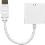 ProXtend HDMI to VGA Adapter White 20cm/7in, (HDMI-VGA-0002W)