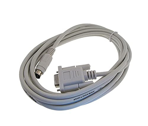 RS232 DB9 Serial Programming Cable for Allen Bradley AB Micrologix Series White