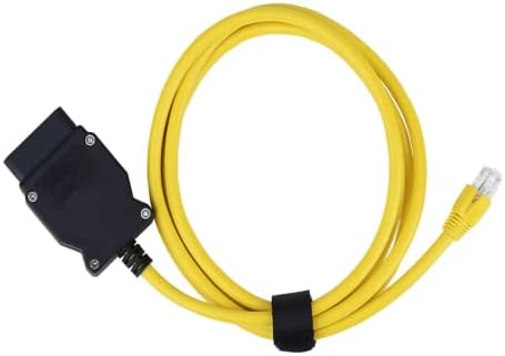 Goliton Connect Cable Compatible for ODB2 Ethernet ENET Rj45 OBD Interface Cable Coding F-Series