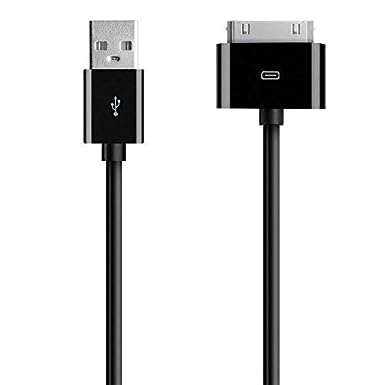 3 Pack of 3 Metre Extra Long Black 30-Pin USB Data Sync Charging Cable Charger Lead for Apple iPhone 4 4S 3G 3GS Apple iPad 1st 2nd 3rd Gen iPod 5th Gen Classic Nano 1st 2nd 3rd 4th 5th 6th Gen Touch