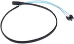 Cablecc Internal Mini SAS SFF-8087Host to 4 SATA 7pin Target Hard Disk 6Gbps Data Server Raid Cable 50CM