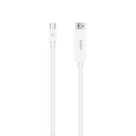 Belkin 4K Mini DP to HDMI Cable for MacBook Air/Pro, Surface Pro/Dock, Monitor, Projector, More