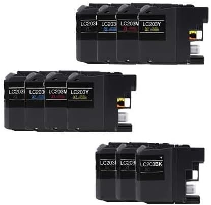 Clickinks Compatible Ink Cartridge Replacement for Brother LC203 LC-203 for use with MFC-J480DW MFC-J680DW MFC-J880DWMFC-J485DW MFC-J4620DW MFCJ5720DW Printers ( 2 Full Sets + 3 Extra Black)