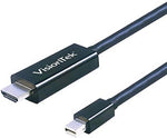 VisionTek Mini DisplayPort to HDMI 2.0 (M/M) Active Cable - 6 feet, Supports 4K @60Hz (901215)