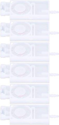 Ink Damper, 6Pcs Inkjet Head Dampers for XP600 Printers(white)