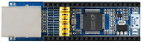 Ethernet to UART Converter for Raspberry Pi Pico Series,2-CH UART,10/100M Ethernet, Bi-Direction Transparent Data Transmission