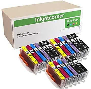 Inkjetcorner Compatible Ink Cartridges Replacement for PGI-280XXL CLI-281XXL for use with TS8322 TS8320 TS9120 TS8120 TS8220 Printer (18-Pack)