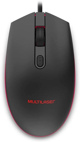 Mouse Gamer Multi 2400 DPI Black - Multi MO298