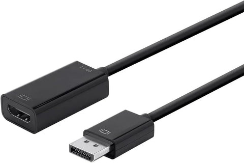 Monoprice DisplayPort 1.2a to 4K HDMI Active Adapter, Black (112781)