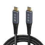 Xiwai USB-IF Certification USB4 Cable 40Gbps with 100W Charging and 8K@30Hz 5K@60Hz Compatible (180CM)