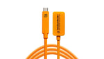 TetherBoost Pro USB-C Core Controller Extension Cable (High-Visibility Orange)