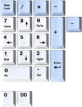 DROP MiTo DCP Pegaso Custom Keycap Set - Compatible with Cherry MX-Style switches on Mechanical Keyboards, PBT Keys in Cherry Profile (Numpad Kit)