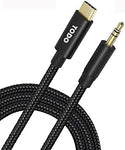 Type C to 3.5mm Audio Cable, USB C to aux Audio Male Jack Adapter Nylon Braided Headphone Cable for Google Pixel 2/2 XL/3/3 XL, Pad pro,Huawei, Galaxy S9 to Car Stereo/Speaker/Headphone (3FT/1M)