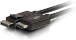 15ft (4.5m) DisplayPort™ Male to HDMI® Male Adapter Cable - Black