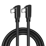 90 Degree Elbow USB C to USB C Cable 3.3FT,TYPEC 3.1 GEN2,3.2Gen 2 USB-C Cable 4K@60Hz UHD Video Monitor Cable 20Gbps USB C Cable 100W PD Fast Charging Cable.for Oculus Quest, MacBook Pro,AR,Switch…