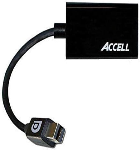 Accell mDP to HDMI Adapter - Mini DisplayPort 1.1 to HDMI 1.4 Passive Adapter - 4K UHD @30Hz, 1920x1440@60Hz