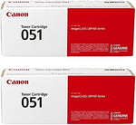 Canon CRG-051BK Black Toner Cartridge 2-Pack