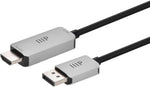 Monoprice DisplayPort 1.4 Cable to 8K HDMI - 3 Feet | 32AWG, 8K@60Hz, Up to 32.4Gbps Bandwidth, for Video Game Console, Gaming Monitor, Apple TV, or Laptop Computer