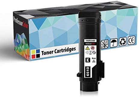 Professor Color High Capacity Compatible Toner Cartridge Replacement for Xerox Phaser 6510, Xerox WorkCentre 6515 | 106R03480 - High Capacity Black (5,500 Pages)