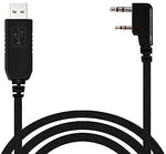 FEANTEEK USB Programming Cable for Baofeng, Wouxun, Kenwood, Baofeng, Archell,PC01 USB Programming Cable UV-5R,UV-82,BF-888S(1M Black)