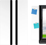 4 Pieces Computer Monitor Memo Board, Transparent Screen Side Panel, Multifunction Computer Monitor Message Board, Creative Message Memo Panel (Left and Right)