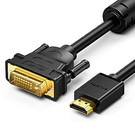 Antephant HDMI to DVI 4K 6Ft Audio Cable High Speed 18Gbps Support 4K@60Hz Static HDR RAC 3D Blue-ray HD DVD