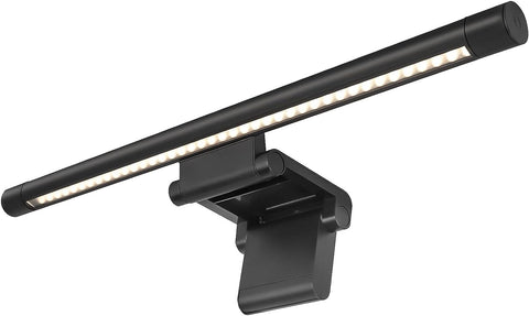 Computer Monitor Light Bar Screen Lamp: USB Powered LED Monitor Lamp with Stepless Dimming & Hue Adjustment & Memory Function & No Screen Glare for Desktop Office Home Work (Rotating Button Control)