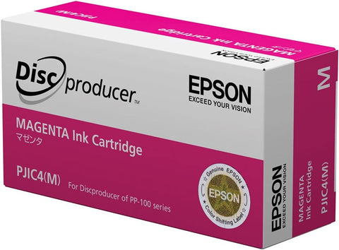 PJIC4-C13S020450 Magenta Ink Cartridge (1-Pack) for DiscProducer PP-100 in Retail Packaging