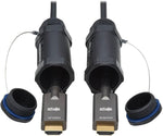 Tripp Lite HDMI Fiber Active Optical Cable Armored Hooded 4K 60Hz M/M 30M (P568FA-30M-W)