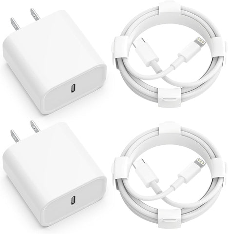 iPhone 14 13 12 Fast Charger?Apple MFi Certified? 20W PD USB C Wall Charger 2-Pack 6FT Cable Fasting Charging Adapter Compatible with iPhone 14 Pro Max/13 Pro Max/12 Pro Max/11 Pro Max/XS Max/XS/XR/X.