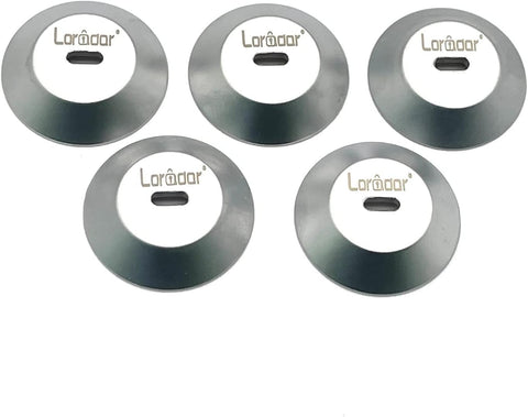 LORADAR Anchor Plate Adhesive Security Plate with Slot for Cables to Lock Down Laptops, Tablets, Monitors,iPhone Smart Phone, MacBook Pad Ipad, Tablet, Other Electronic Products (Silver 5Pack)