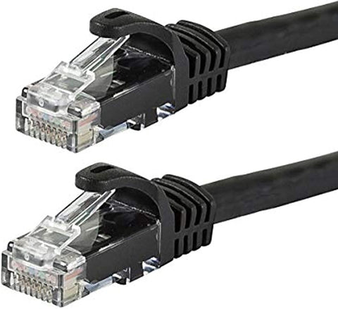 Monoprice Cat6 Ethernet Patch Cable - 3 Feet - Black (12-Pack) Snagless RJ45, 550MHz, UTP, Pure Bare Copper Wire, 24AWG - FLEXboot Series