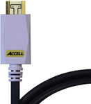 Accell B100C-003B-43 AVGrip HDMI Cable with Locking Connectors - 3.3 Feet (1 meter), Poly Bag Packaging