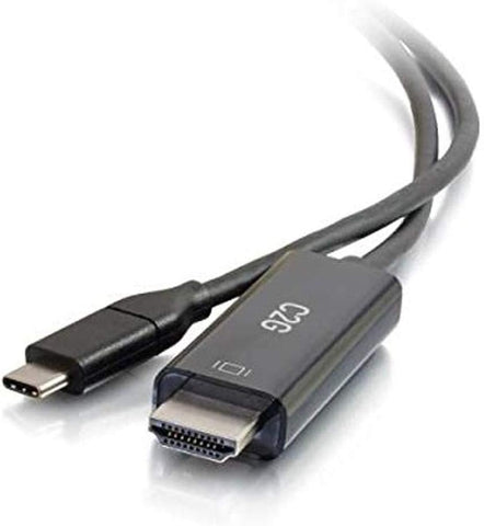 C2G USB Adapter, HDMI Adapter, USB C to HDMI, 4K, 60Hz, Black, 6 Feet (1.82 Meters), Cables to Go 26889