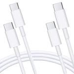 fuzhitian USB C to USB C Cable Type C Quick Charger Cord PD 5A 100W Fast Charging (2-Pack 3.3FT+6.6FT) with MacBook Pro, iPad Mini 6, iPad Air 4, iPad Pro 2020, Samsung Galaxy S22+, Note 20 Ultra