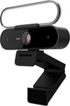 ZECHIN Studio 5-in-1 Full HD 1080P Webcam with Light, Microphone & Speakers, Computer Camera with Fill Light & Privacy Protection, Web Cam Supports Clear Stereo Audio, HD Light Correction