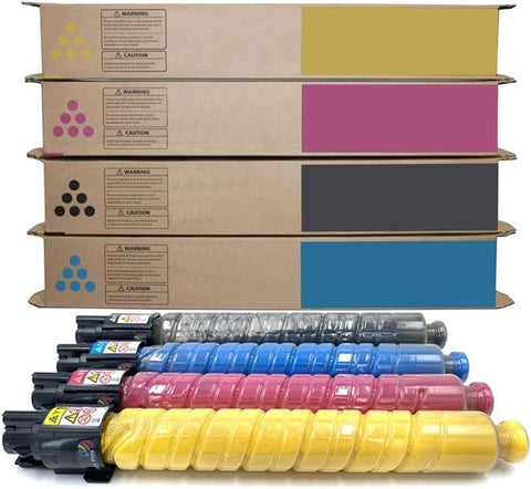 TONER PROS (TM) Compatible [High Yield] Toner Cartridge (842370, 842371, 842372, 842373) for Ricoh IM C400, Lanier IM C400, Savin IM C400 Printers (4 Color Pack) - Black 17,500 and Colors 8,000 Pages