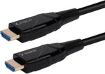 Monoprice 4K High Speed HDMI Cable - 30 Meters (98ft) Black | AOC, 18Gbps, Compatible with Blu-ray, Play Station 5, HDTV, Roku TV - SlimRun AV Series