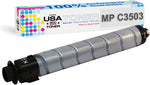 MADE IN USA TONER Compatible Replacement for Ricoh MPC3003, MPC3004, MPC3504, MPC3004ex, MPC3504ex, 841813, 841817 (Black, 1 Cartridge)