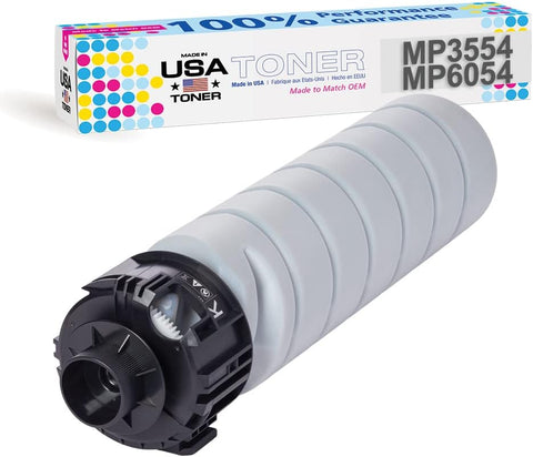 MADE IN USA TONER for Ricoh MP2554,MP2555,MP3054,MP3055,MP3554,MP3555,MP4054,MP4055, MP5054,MP5055,MP6054,MP6055, IM2500, IM3500, IM4000, IM5000, IM6000, 841999, 841993, 842124, 842126 (Black, 1 ctg)