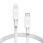 PureGear USB C to Lightning Cable (3 ft, White), MFi Certified Cable for iPhone 14 Pro Max/14/13 Pro Max/13/12 Pro Max/12/11 Pro Max/11/X/XS/SE/AirPods Pro, Supports Power Delivery Fast Charging Cord