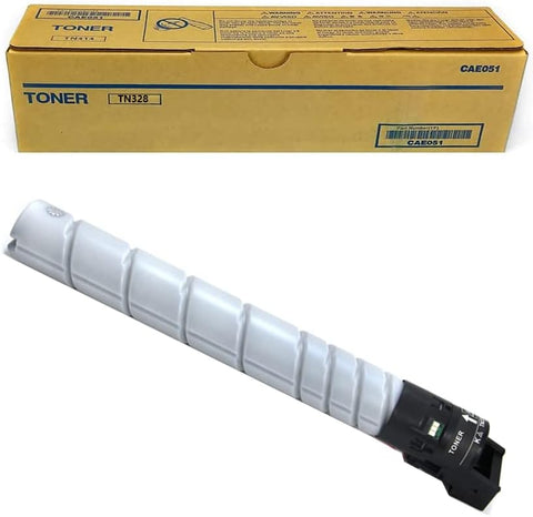 KEYUEOFFICE TN328 Black Toner Cartridge for Konica Minolta Bizhub 300i 360i 250i 7130i High Yield 29000 Net 500g