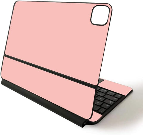 MightySkins Skin for Apple Magic Keyboard for iPad Pro 11-inch (2020) - Sushi | Protective, Durable, and Unique Vinyl Decal wrap Cover, Solid Blush (APIPSK1120-Solid Blush)