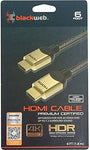 Blackweb BWA17AV010 6" 4K HDMI Cable