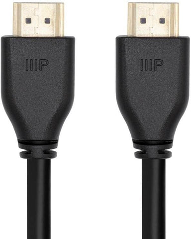 Monoprice 8K Certified Ultra High Speed HDMI 2.1 Cable - 48Gbps, Compatible with Sony PlayStation, Microsoft Xbox Series X and S, Length: 15ft, Black (5 Pack)