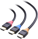 Cable Matters 3-Pack High Speed HDMI Cable 3 ft with 4K @60Hz, 2K @144Hz, FreeSync, G-SYNC and HDR Support for Gaming Monitor, PC, Apple TV, and More