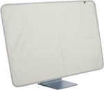 Monitor Dust Cover for iMac 24”, TXEsign Wrinkle Resistant PU Leather Protective Screen Dust Cover Sleeve with Rear Pocket Compatible with iMac 24 inch (Grey-New Flame Retardant PU)