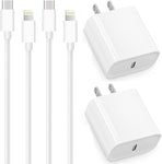 iPhone 14 13 12 11 Super Fast Charger [Apple MFi Certified ] 20W High Speed PD USB-C Wall Charger 6FT Cables Compatible with iPhone 14/14 Pro/14 Pro Max/14 Plus/13/13Pro/12/12 Pro/11/11Pro,iPad