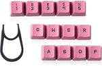 Performance Gaming keycaps Replacement for Romer-G Switch Logitech G310 G413 G613 G810 K840 G910 Mechanical Keyboard (Texture 13 keys, Pink)